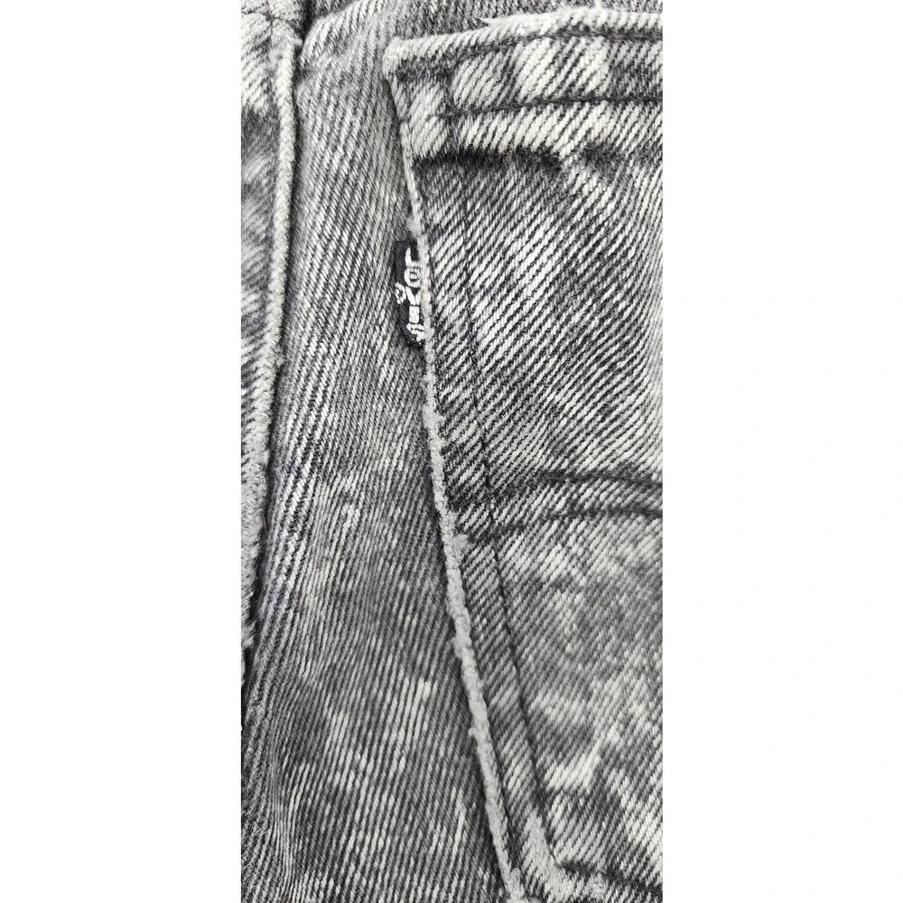 Vintage Levis 505 Made In U.S.A. Late 80's Black Wash Straight Leg Jeans 30 X 32